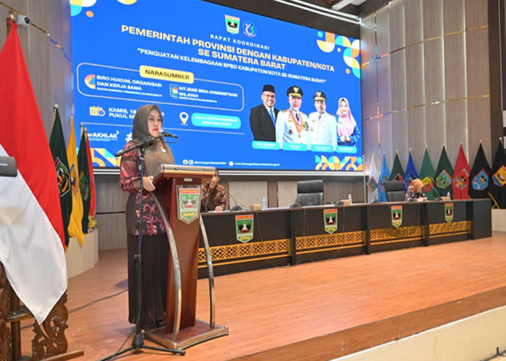 Pemprov Sumbar Dorong Percepatan Penataan Kelembagaan BPBD di Daerah