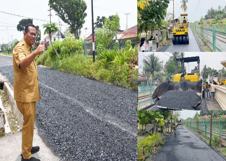 31 ruas Jalan di Kota Pariaman Diaspal