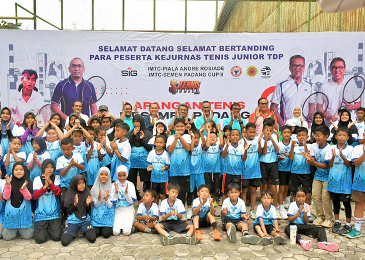 Kejurnas Tenis Junior TDP Diikuti 300 Atlet dari 60 Kabupaten/Kota, SIG Dorong Lahirnya Bibit Atlet Nasional
