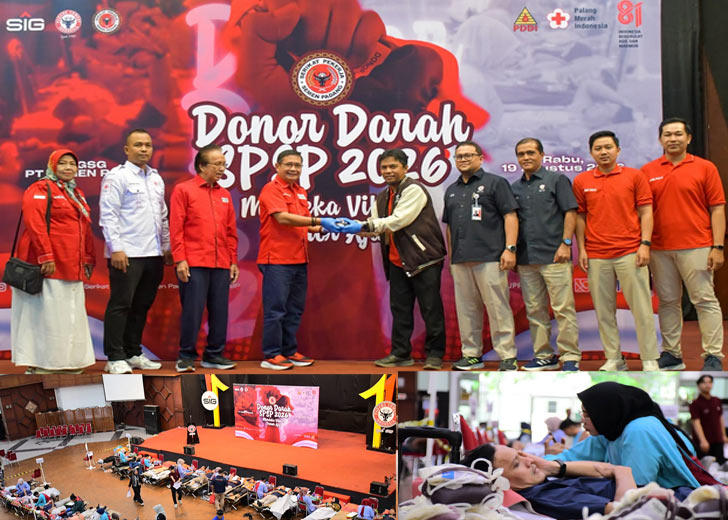 Merah Putih Mengalir dalam Kepedulian, Semen Padang Kumpulkan 326 Kantong Darah