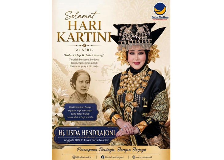 Habis Gelap, Perempuan Bangkit: Lisda Hendrajoni Serukan Peran Strategis di Politik Nasional