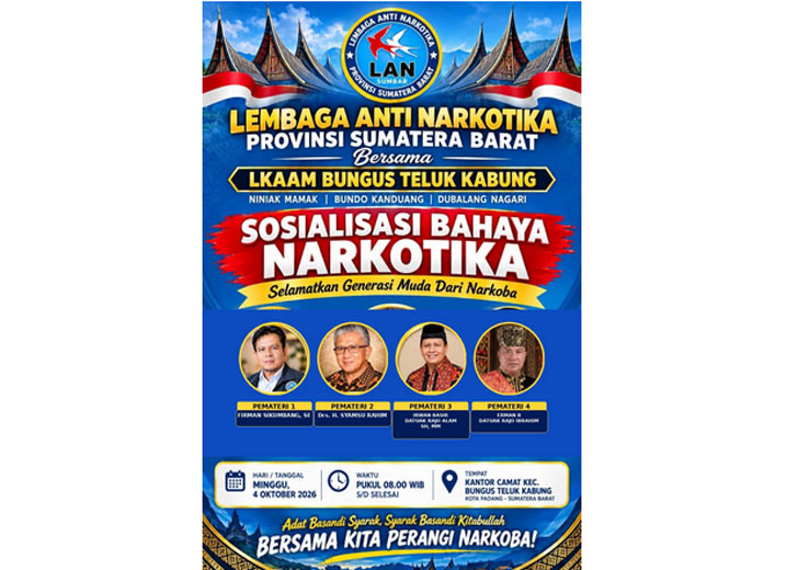 Drs. H. Syamsu Rahim Jadi Pemateri Sosialisasi Bahaya Narkotika