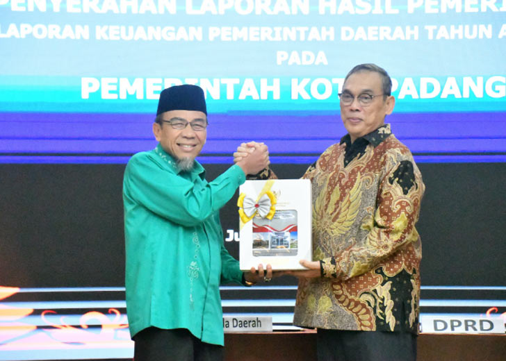 Pemko Padang Kembali Raih WTP 2025, Pertahankan Rekor 13 Kali Berturut-turut