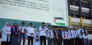 Ribuan Warga Sumbar Tumpah Ruah Dukung Palestina, Donasi Terkumpul Rp1,5 Miliar