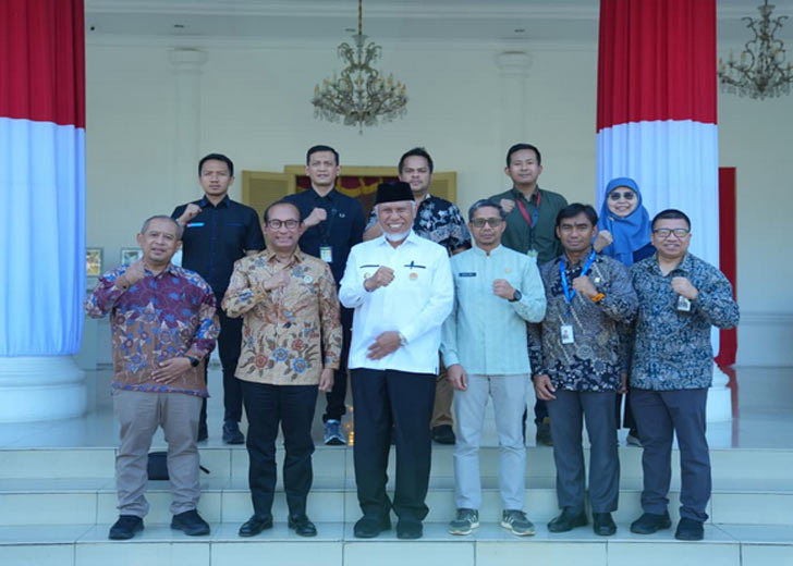 Terima Rombongan DEN, Mahyeldi : Sumbar Siap Kembangkan Energi Terbaru