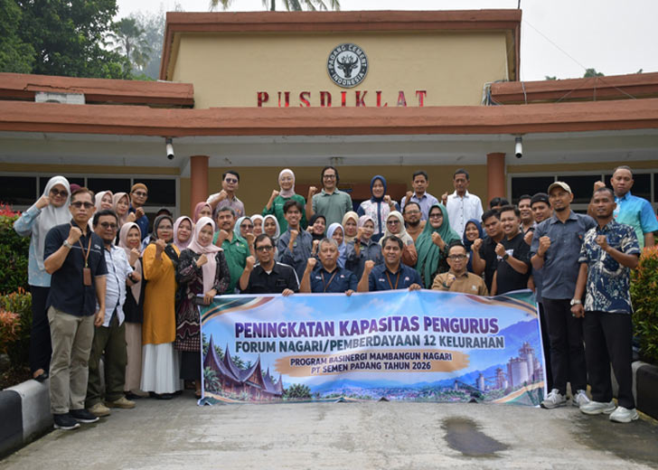 PT Semen Padang Perkuat Kapasitas Pengurus Forum Nagari untuk Optimalkan Program BMN