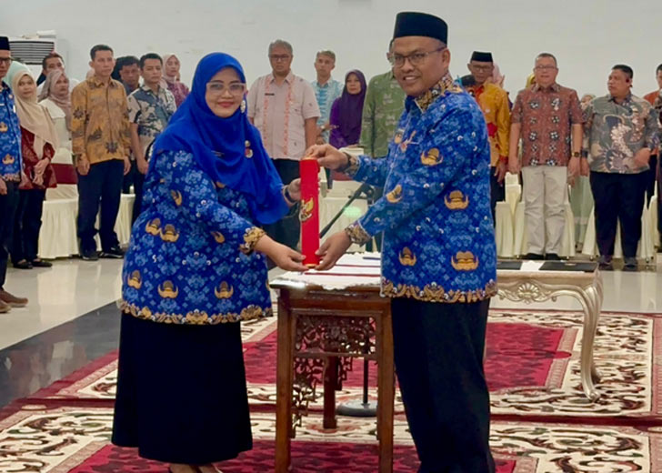 33 Pejabat Administrator dan Pengawas Dilantik, Pemprov Sumbar Dorong Birokrasi Profesional