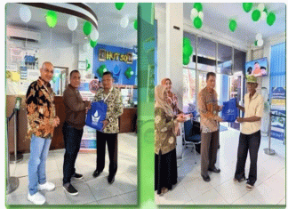 Peringati Harpelnas, Direksi Perumda Air Minum Padang bagikan Bingkisan untuk Pelanggan pdam