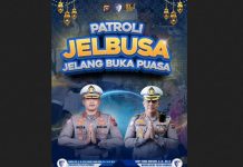Patroli JELBUSA Hadir di Sumbar, Polisi Amankan Lalu Lintas Jelang Berbuka