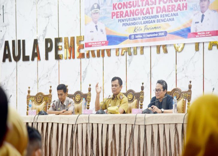 Perkuat Perencanaan Penanggulangan Bencana Daerah Pemko Pariaman Gelar Konsultasi Forum FPD RPB 2026