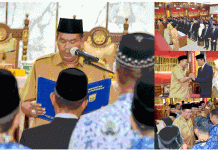 Yota Balad Lantik 54 Orang Pejabat Eselon II, III, dan IV