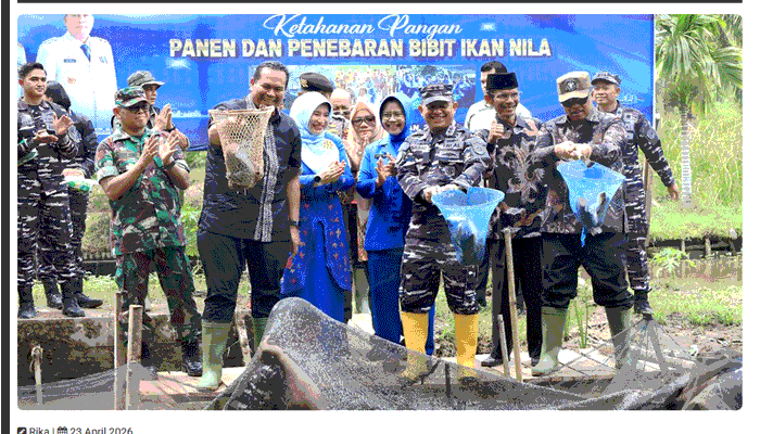 Kodaeral II Padang Panen Raya Ikan Nila di Desa Kampung Kandang