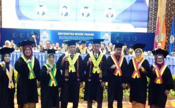 UNP Kukuhkan 8 Guru Besar, Perkuat SDM Intelektual Kampus