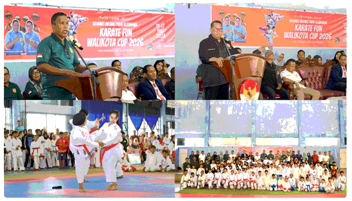 580 Peserta Ikuti Kejuaraan Karate Fun “Walikota Cup 2026”