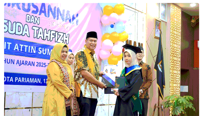 89 Santri SDIT Attin Sumbar Ikuti Wisuda Tahfidz