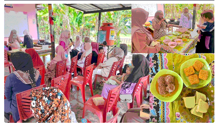 Tingkatkan status gizi dan pemanfaatan pangan lokal bagi ibu hamil dan balita, Puskesmas Kampung Baru Padusunan buat inovasi Pantoba