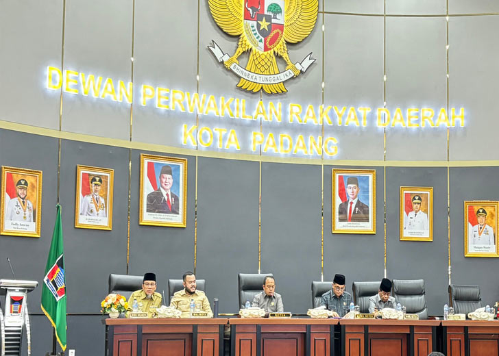 DPRD Padang Bahas Perubahan APBD 2026, Pemko Padang Catat Kenaikan Pendapatan Rp502 Miliar