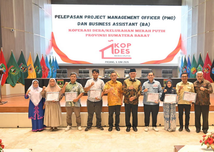 Sumbar Masuk Empat Besar Nasional dalam Pembentukan Koperasi Merah Putih