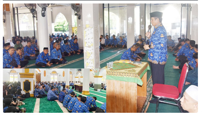 Pertama Kali Wirid ASN Digelar di Dua Lokasi yang Berbeda
