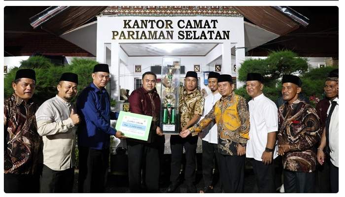 Desa Batang Tajongkek Juara Umum MTQ ke-IX Tingkat Kecamatan Pariaman Selatan
