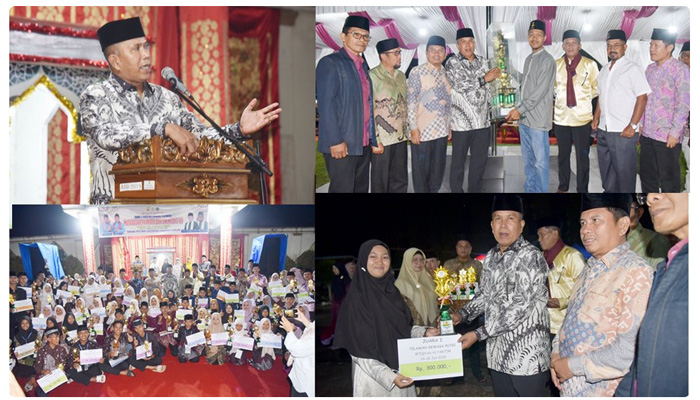 Desa Batang Kabung kembali Pertahankan Juara Umum MTQ ke-VI Tingkat Kecamatan Pariaman Timur