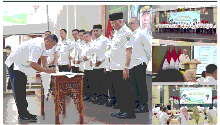 Pemko Pariaman Tandatangani Berita Acara Kesepakatan Luasan LP2B Bersama Pemprov Sumbar
