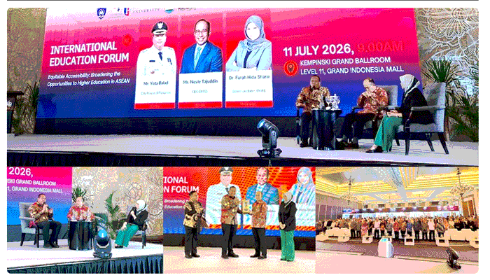 Yota Balad, satu-satu nya kepala daerah se indonesia yang menjadi pembicara dalam Internasional Education Forum 2026