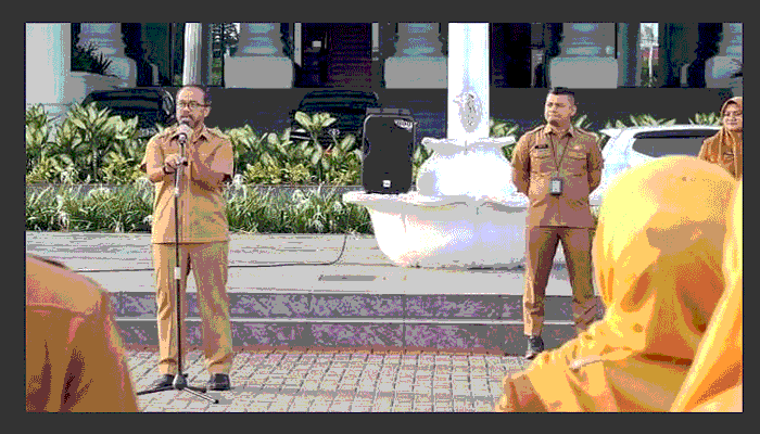 Sekretariat DPRD Sumbar Gelar Apel Pagi Rutin, Tingkatkan Koordinasi dan Pelayanan Publik