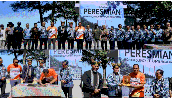 BMKG Pusat Resmikan HF Radar Array di Kota Pariaman