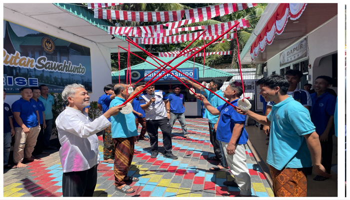 Peringati HUT RI 81 Rutan Sawahlunto menggelar Perlombaan Tradisional bagi Warga Binaan Pemasyarakatan