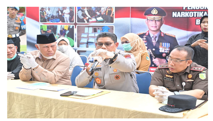 Gubernur Mahyeldi Minta Pencegahan dan Pemberantasan Narkoba Diperkuat dari Pintu Masuk Daerah hingga Nagari