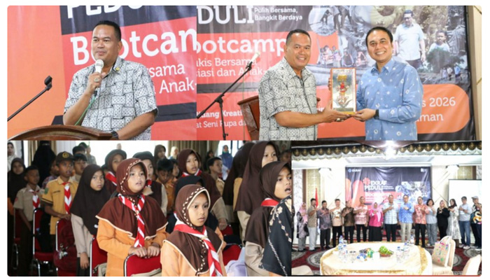 Pemko Pariaman Bersama Kemen Ekraf Gelar Program “Melukis Bersama”