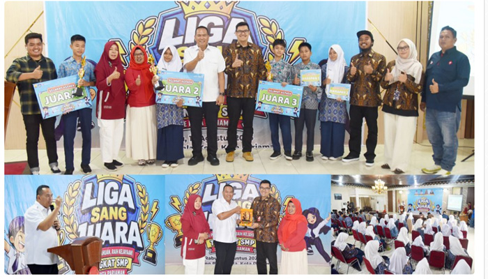 Pemko Pariaman Dan Telkomsel Gelar Final Liga Sang Juara Tingkat SMP se-Kota Pariaman