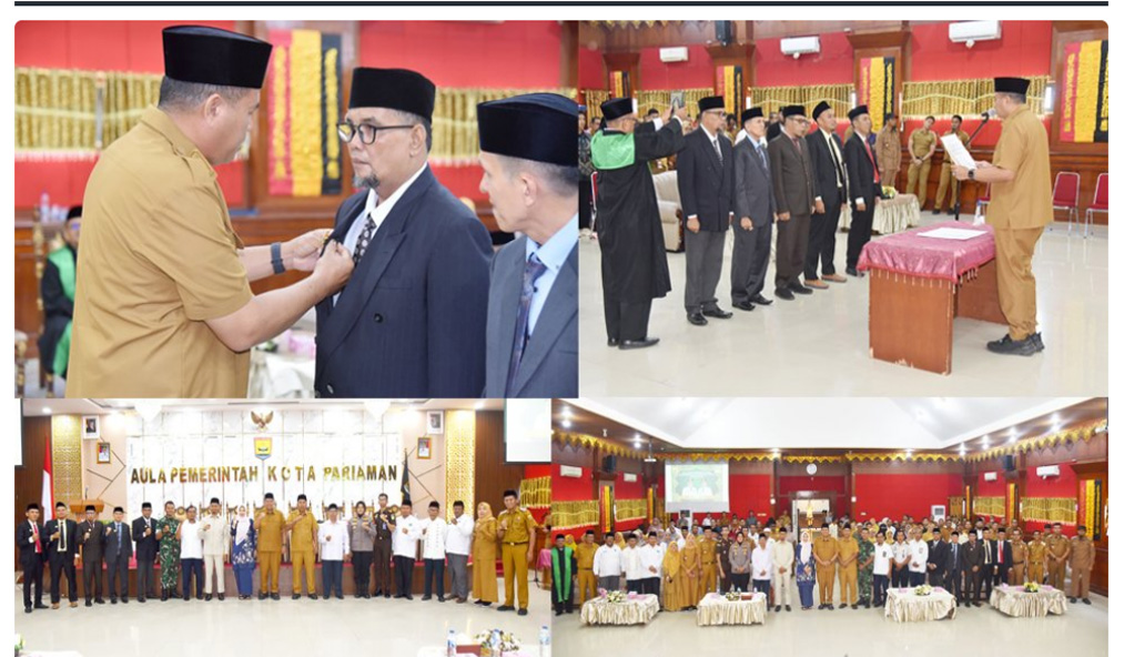 Yota Balad Lantik 5 Pimpinan Baznas Kota Pariaman