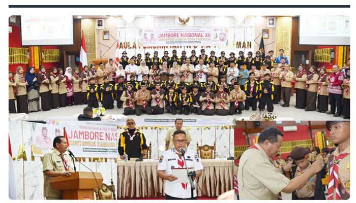 Yota Balad Lepas Kontingen Pramuka Kota Pariaman ikuti Jamnas XII di Buperta Cibubur