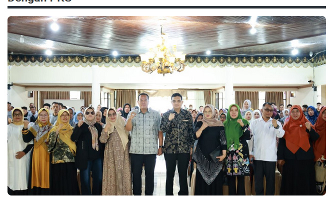 Wali Kota Pariaman Buka Sosialisasi Germas Cagah PTM Dengan PKG