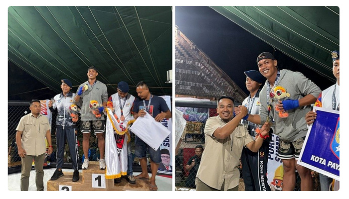 Ahmad Fahmi Raih Medali Emas Porprov XVI Sumbar 2026 Cabang MMA